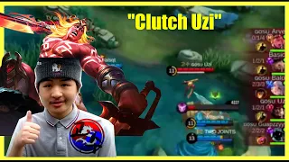 Gosu Uzi CLUTCH Lord Steal in Game 3 against AREA 77