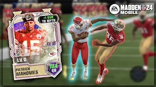 SUPERBOWL MYTHIC MAHOMES IS HIM! Madden Mobile 24 Mythic Gameplay!!