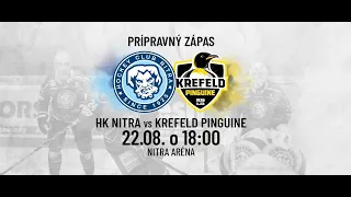 Prípravný zápas: HK NITRA - Krefeld Pinguine