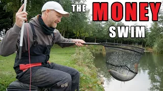 💰 THE MONEY SWIM 💰.. Pole fishing for carp and F1s - Maggots and Groundbait, Rob Wootton