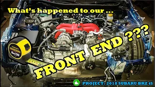 Our WRECKED Subaru BRZ is disassembled. Frame DAMAGE? - 2018 Subaru BRZ tS Rebuild - Episode 3