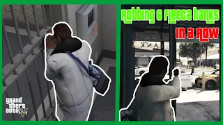 Robbing 6 Fleeca Banks IN A ROW | New GTAO Update