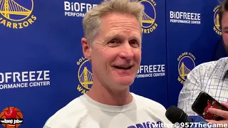 Steve Kerr On Michael Jordan's Steph Curry Hall Of Fame Diss. HoopJab NBA