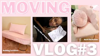 Moving Vlog #3 | Building Furniture, Unpacking, shopping and more...