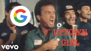 Uptown Girl by Billy Joel but every word is a Google Image