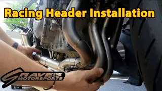 GRAVES TITANIUM RACING HEADER INSTALLATION | 2021 KAWASAKI NINJA ZX6R