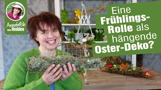 Osterdeko, Fensterdeko, Tischdeko? Ich nenne diese DIY Kreation einfach Frühlingsrolle.