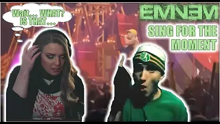 FIRST TIME HEARING Eminem  Sing For The Moment | What in the... | NEVER would've GUESSED THIS!