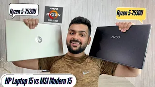 MSI Modern 15 Ryzen 5 7530U vs HP 15 Ryzen 5 7520 Comparison: Unveiling The Ultimate Winner!