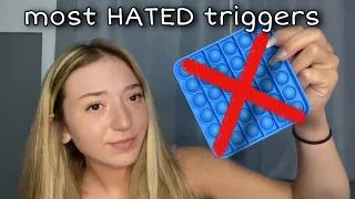 ASMR 8 most HATED triggers!😬