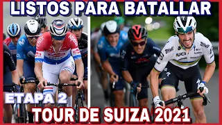 RESUMEN ETAPA 2 ➤ TOUR DE SUIZA 2021 🇨🇭 Todo Se Disputa