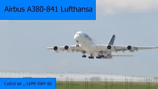 Airbus A380-841(D-AIMK) - Lufthansa,, LKPR RWY 06