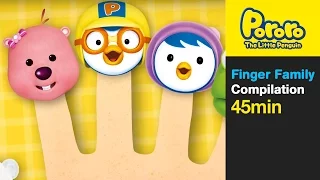 Finger Family and More (45min) | Nursery Rhymes | pororo finger family| Pororo The Little Penguin