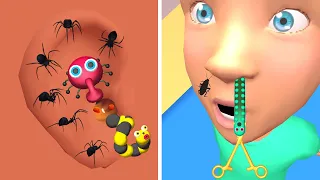 Tiktok Parasites Cleaner Game  Mobile Video All Levels Walkthrough  Gameplay Max Levels PAXJBOWE