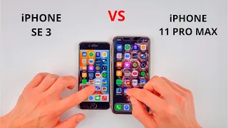 iPhone SE 3 vs 11 Pro Max | SPEED TEST