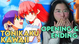 First Time Reacting to TONIKAWA: Over The Moon For You OPENING & ENDING | ANIME OP ED REACTION