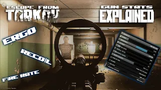 WEAPON STATS AND BUILDS EXPLAINED / ESCAPE FROM TARKOV