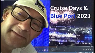 Cruise Days & Blue Port Hamburg 2023 / Auslaufparade der Kreuzfahrtschiffe
