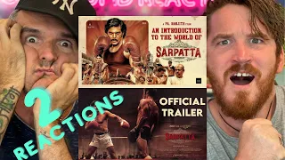 SARPATTA PARAMBARAI Tailer & introduction to the world of Sarpatta Parambarai REACTION!!