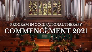 Program in Occupational Therapy 2021 Virtual Commencement