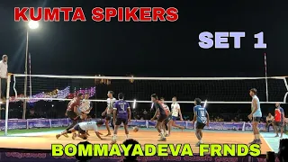 KUMTA SPIKERS VS RAKHI TEAM | SET 1 💥| GOKARNA VOLLEYBALL MATCH