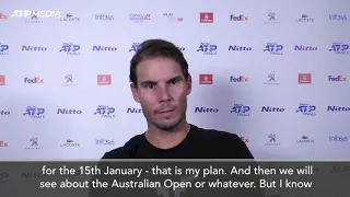 ‘My plan is to be a better player next year’ - Nadal