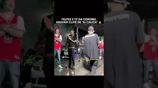 Felp 22 e Tz da Coronel gravam clipe de "Ai calica"