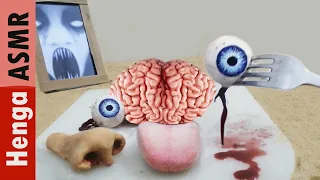 Ghost Eating Human Body dinner [fictional video] MUKBANG Eating Sounds ASMR