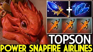 TOPSON [Snapfire] Crazy Power Gobble Up 12 Min Scepter Dota 2