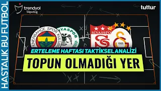 TOPUN OLMADIĞI YER | Trendyol Süper Lig Erteleme Maçları Taktiksel Analiz