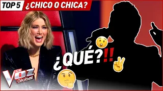 ¿Chico o Chica? 🤔  Confundieron a los coaches con sus voces en La Voz