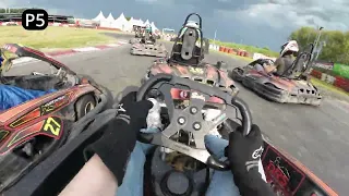 Great battles for the podium // Porsche GT champion goes rental karting // 4k POV // Lelystad 2h