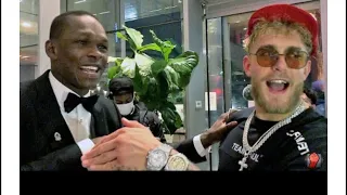 Jake Paul meets Israel Adesanya after KO victory of Nate Robinson