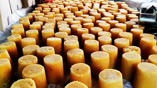Jaggery Making Process From Sugarcane Juice in Jaggery Making Industry | Bellam | Gurr | #jaggery