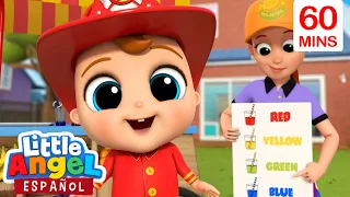 Bebé Juan aprende los colores | Canciones Infantiles con Bebé Juan🎵| Little Angel Español