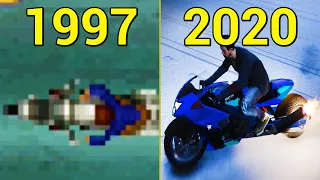 Evolution of Motorcycle in GTA 1997-2020