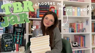 TBR prompt jar chooses my reads for March! 🫙☘️✨