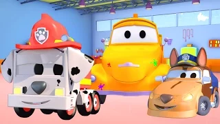Tomova Autolakovna: Malý Frank a Matt na hlídce / Animák pro děti o autech