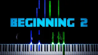 C418 - Beginning 2 (from Minecraft Volume Beta) - Piano Tutorial