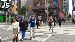 Kensington to Queen Street & Dundas Square | Toronto Walk (Sep '22)