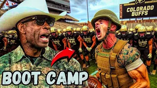 Deion Sanders GOES VIRAL for MARINE workout with Colorado Buffs, Jordan Seaton LOOKS STRONG