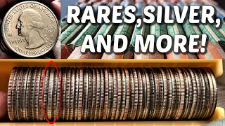 I OPENED 10 ROLLS OF EACH COIN: HERE'S WHAT I FOUND! COIN ROLL HUNTING ALL DENOMINATIONS!