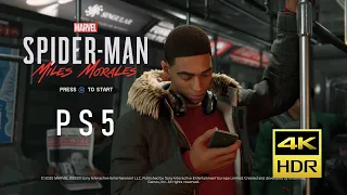 PS5 Spider-Man: Miles Morales 4K HDR ray tracing