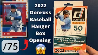 2022 Donruss Baseball Hanger Box Opening