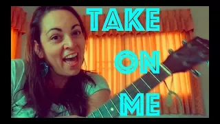 How to Play TAKE ON ME A-HA Ukulele Lesson Chords + Strumming 80s