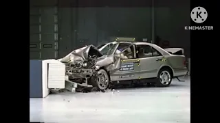 Crash Test 1997-2000 Mercedes Benz E Class Frontal Offset IIHS