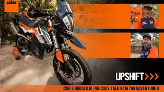 KTM 790 Adventure R with Chris Birch and Quinn Cody