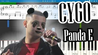 CYGO - Panda E (на пианино Synthesia cover) Ноты и MIDI