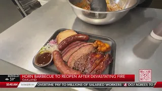 Horn Barbecue reopening after devastating fire