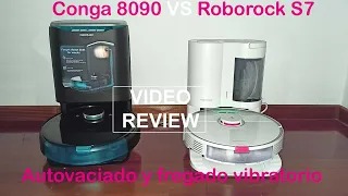 Conga 8090 vs Roborock S7 | Duelo de Titanes con fregado vibratorio